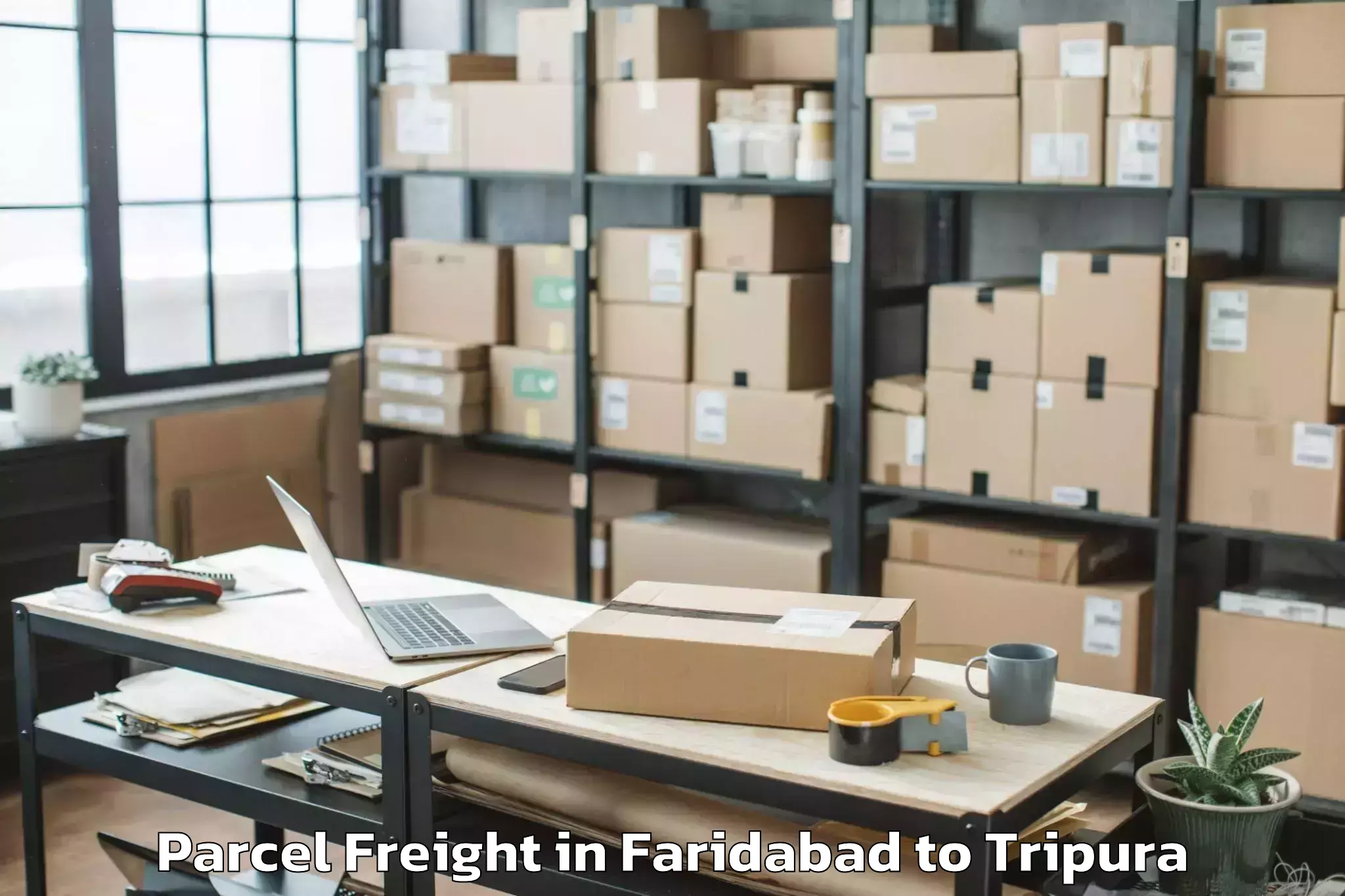 Reliable Faridabad to Tulashikhar Parcel Freight